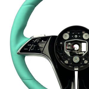 Volant modifié personnalisé en cuir bleu 221 pour Mercedes Benz C GLC E S CLS <span class=keywords><strong>AMG</strong></span> ZC-221-P-F1019 - Product Image 5
