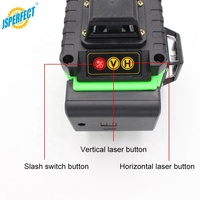 Niveau laser 4D JSPERFECT à bas prix 1 mm/7 m 3000 mAh Classe 2