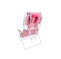 Chaise de plage Hoolike avec ouverture pour le visage-Portable, chaise longue inclinable pour bronzer le trou du visage pour lire sur le ventre Repose-pieds rembourré