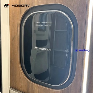 MOBORV Autocaravana RV Caravana <span class=keywords><strong>Mini</strong></span> <span class=keywords><strong>Lavadora</strong></span> Accesorio Vehículo Recreativo <span class=keywords><strong>Mini</strong></span> <span class=keywords><strong>Lavadora</strong></span> de Carga Frontal Automática Montada EN LA Pared - Product Image 1