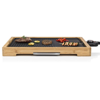 Grill rôtissoire automatique électrique, 90 87CM, plaque antiadhésive pour BBQ, Panini