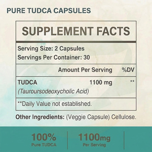 Capsules de soutien hépatique et intestinal TUDCA à base de plantes chinoises, formule naturelle à absorption facile, complément alimentaire quotidien pratique pour adultes - Product Image 2