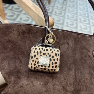Lilangda <span class=keywords><strong>Mini</strong></span> Coin Purse Keychain Sáng Tạo Châu Âu Mỹ Leopard In Phổ Biến Nhỏ Vuông Da Mặt Dây Chuyền Cho Trang Trí - Product Image 5