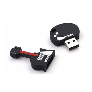 Gitaar Vorm Usb <span class=keywords><strong>Flash</strong></span> Drives 1Gb 2Gb 4Gb 8Gb 16Gb 32Gb 64Gb <span class=keywords><strong>Memory</strong></span> Stick Muzikale Noot Usb Voor Promotie - Product Image 6