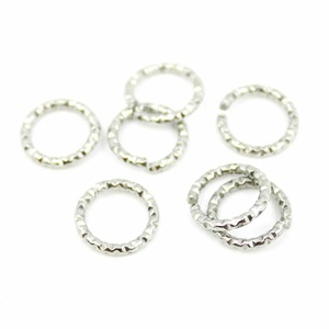 Bijoux Anno - Boucle ouverte torsadée en acier inoxydable 10 mm - Accessoires de bijouterie DIY pour bracelet, collier, liens de connexion - Product Image 4