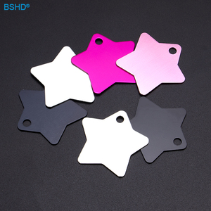 Bán Buôn Thăng Hoa Trống Hình Chữ Nhật Con Chó Xương Trái Tim Sao Vòng Nhôm Tùy Chỉnh Khuyến Mãi Kim Loại Dog Tag Cho Khắc Laser - Product Image 4