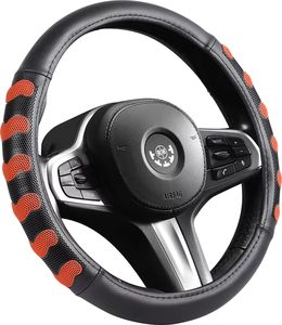 Housse de <span class=keywords><strong>volant</strong></span> antidérapante en cuir PU pour femmes, décoration intérieure de voiture en caoutchouc - Product Image 3
