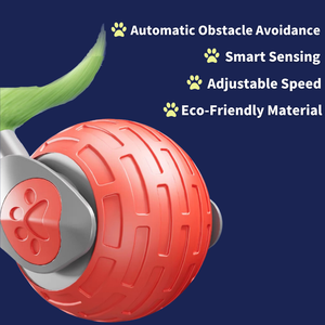 Speedy Tail Entertainment Eco-Friendly Automatic Cat Ball Toy with Replaceable Tail <b>Plastic</b> & Silicone Material Simple Design - Product Image 3