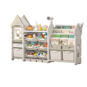Professional Factory Household Multi-Layer Shelving Shelf Storage Cabinet Baby Cartoon Toy Cabinet