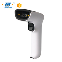 Escáner de Código de Barras 2D Inalámbrico Industrial IP65 con Base, Lector de Códigos QR USB, Resolución de 3mil, Detección Automática, en Existencia
