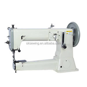 Machine à coudre industrielle robuste et puissante à bras cylindrique 441, à alimentation par entraînement, pour le cuir, à prix avantageux - Product Image 1