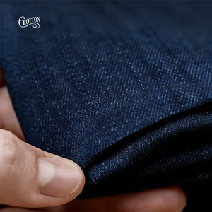 Tissu en <span class=keywords><strong>denim</strong></span> de coton épais SIXCOTTON 14,8 oz, sergé indigo 190 cm, tissé pour vestes, jeans, vêtements de travail, Tela <span class=keywords><strong>Denim</strong></span> Pesada Algodon - Product Image 3