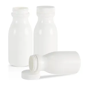 200mlHdpeピル薬包装ホワイトボトルネジ蓋付き医薬品VCカルシウムジャースワンネック特殊タブレットボトル