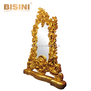 72 Inches High Classic Elegant European Style Antique <strong>Gold</strong> Frame <strong>Long</strong> <strong>Mirror</strong> - Product Image 6