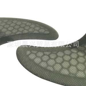 Aletas de surf UPSURF, juego de 5 piezas, G5+GL, fibra de vidrio, panal de abeja, aleta trasera de doble pestaña - Product Image 3