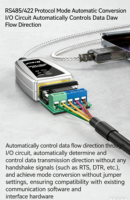 Câble adaptateur convertisseur de port série USB vers RS422 RS485 DT-5119 compatible avec Windows 11 10 8 7 XP Mac