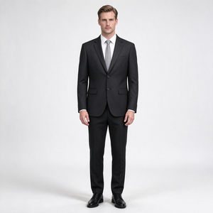 Completo da <span class=keywords><strong>Uomo</strong></span> <span class=keywords><strong>JACK</strong></span> <span class=keywords><strong>JONES</strong></span> con Blazer Monopetto con Colletto a Revers e Perline, Pantaloni JPRFRANCO, Vestibilità Extra Slim, Grigio Chiaro/Quadretti Super - Product Image 1