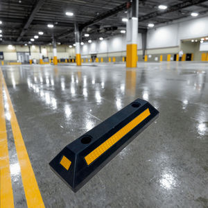 मीटर रबर MR-WSRO55 भारी-शुल्क 550*150*100 मिमी रबर व्हील बंपर पार्किंग के लिए स्टॉपर - Product Image 1