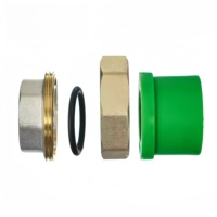 Raccord femelle de haute qualité, nouveau design, pour installation de tuyauterie, en laiton poli durable, pour eau froide et chaude, avec garantie de 3 ans