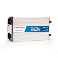 Onduleur Pretiosus 1KW 1000Watt 1000W 12/24/48V DC à AC 100/110/120/220/230 V Onduleur UPS à onde sinusoïdale pure avec chargeur
