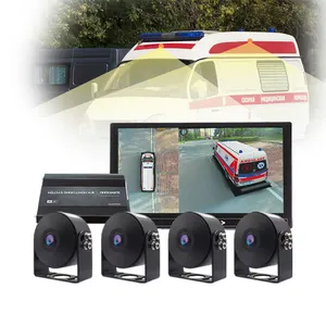 3D 360 도 새 전망 주위 주차 맹점 가득 차있는 덮개 트럭 차 Ambulance 차를 위한 360 파노라마 사진기 체계