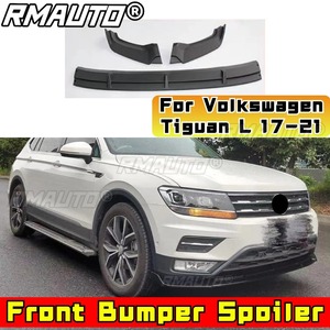 Lèvre de pare-chocs avant de voiture compatible avec Volkswagen Tiguan L 2017-2021, séparateur avant, diffuseur, spoiler, kit carrosserie, accessoires automobiles - Product Image 5