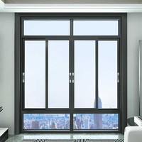 Fenêtre moderne en titane, magnésium, silicium et aluminium pour chambre à coucher et balcon