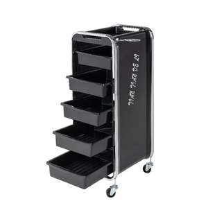 Luxe 5-laags roestvrijstalen salon <span class=keywords><strong>trolley</strong></span> met stille wielen, multifunctioneel, modern design, verstelbaar, voor de kapperszaak - Product Image 6