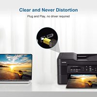 Kabel Printer USB Tipe a ke tipe B, kecepatan tinggi kabel Printer USB 2.0 kabel pemindai ke komputer Laptop untuk HP Canon Dell Epson
