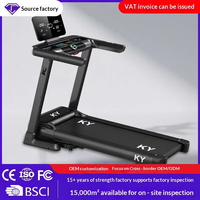 Caminadora KY OEM de Fábrica, 3.75HP, 16km/h, 15 Años de Experiencia, Certificación CE ISO, Bluetooth Inteligente, Máquina para Correr en Casa, 150kg