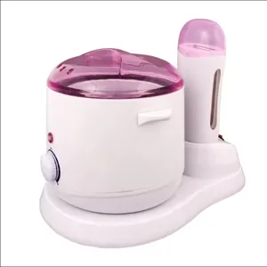 脱毛ワックスウォーマーキット脱毛ワックスヒーターセット2 In 1 with 1 Rolling Wax Strips Machine for House use Beauty Equipment