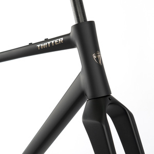 G2max Aluminum Gravel Bike <b>Frame</b> 6061 Carbon Fork 700x50c Tires Thru Axle 12*142mm BSA68*24 Disc Road <b>Bicycles</b> - Product Image 4