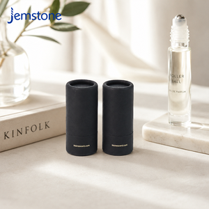 Factory Sale Recyclable Materials Cylinder Packaging Box Kraft Cardboard Tube Roll-on Essential Oil Perfume Bottle Paper Tube - Product Image 2
