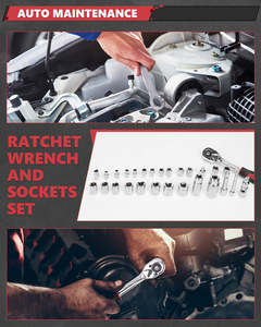 Ensemble de perceuse sans fil 21V avec boîte à outils roulante, ensemble d'outils de mécanicien de 286 pièces pour la réparation à domicile et automobile - Product Image 6