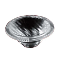 Lentille optique ronde transparente en PC Ledlink LED, 22-25 degrés, série EX, garantie 5 ans pour l'éclairage routier