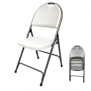 Stackable Wholesale Bistro Chairs Outdoor Cafe Used Plastic White Resin Folding Garden Chairs