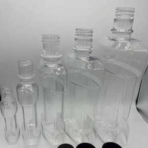 50ml 250ml 500ml 750ml <span class=keywords><strong>1000ml</strong></span> <span class=keywords><strong>Pet</strong></span> nhựa phẳng Nước súc miệng chai với vít cap Set cho dầu gội đầu sử dụng - Product Image 3