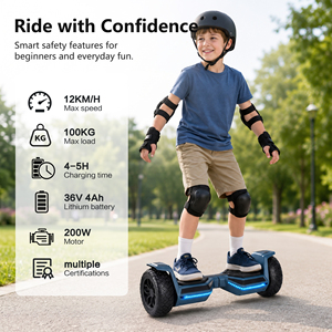 Hoverboards personnalisés avec logo pour adultes, 8,5 pouces, scooter auto-équilibrant <span class=keywords><strong>professionnel</strong></span> tout-terrain à deux roues, design durable, fournisseur de hoverboards - Product Image 3