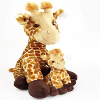 Peluche girafe 30 cm, super douce, en coton PP, cadeau unisexe