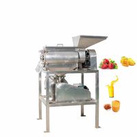 Commerciële Maracuya Fruit Juicer Extractor Pulper Automatische Scheiding Sap Pulp Avocado Mango Destoner En Pulping Machine