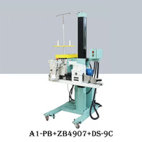 Machine à coudre de sac tissé pp automatique LFS avec machine à plier et convoyeur