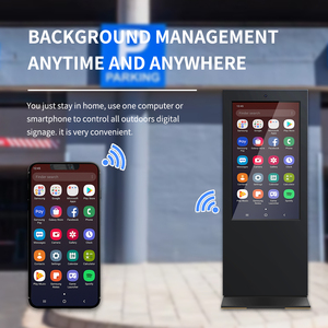 Ngoài trời ánh sáng mặt trời có thể đọc được không thấm nước IP65 Màn hình <span class=keywords><strong>LCD</strong></span> quảng cáo kỹ thuật số biển đứng Totem Màn hình hiển thị - Product Image 4