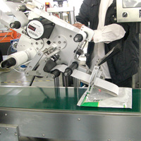 YM210 entièrement automatique boîte à clapet cire fond haut bas côté surface plane autocollant coller étiqueteuse applicateur étiqueteuse