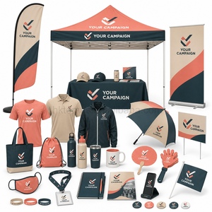 Set de Regalo Personalizado para Campañas Electorales: Carpa, Banner Enrollable, Bandera de Pluma, Camiseta, Gorra, Bolsa, Botella para Eventos y Artículos Promocionales - Product Image 4