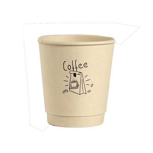 Vasos de Papel Kraft Desechables Reciclables de Grado Alimenticio con Logotipo Personalizado, 6oz / 8oz / 12oz / 16oz / 20oz, para Café Caliente, con Tapa - Product Image 6