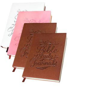 Libreta de Notas para Estudio Bíblico, Tapa Blanda de Cuero, Espiral, A5, Diario de Oración, Planificador de Devoción Diaria, Autoapuntamiento - Product Image 1