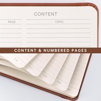 Carnet ligné format A5, carnet de haute qualité, sans transfert d'encre, couverture exquise, bords de pages renforcés