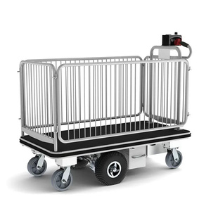 Carretilla Eléctrica de 400 kg de Capacidad con Batería de Litio y Barandilla Completa para la Eliminación de Residuos Hospitalarios - Product Image 6