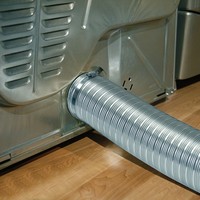 Kit de ventilation en aluminium Semi-rigide, conduit d'air Flexible