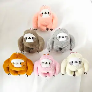 Simpatica bambola di pezza e giocattolo di peluche Unisex Slow Loris coppia regalo di compleanno cravatta di guarigione giocattoli di peluche imbottiti in cotone PP